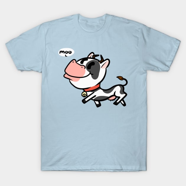 Moo Cow T-Shirt by Jamtastic